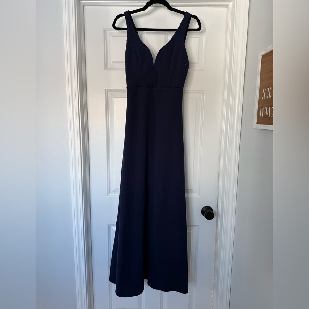 Lulus Navy Blue Evening Gown
